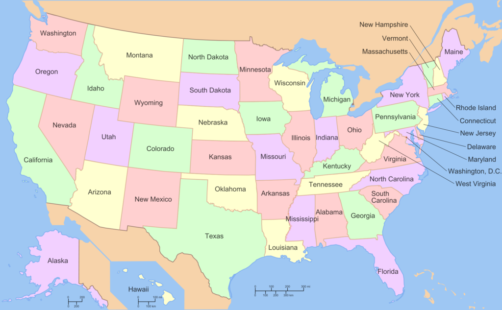united state map