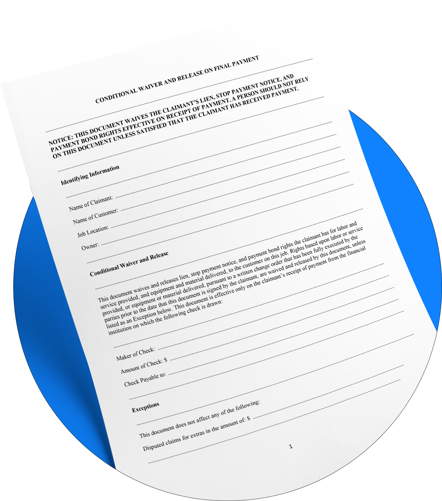 Lien Waivers – National Lien & Bond